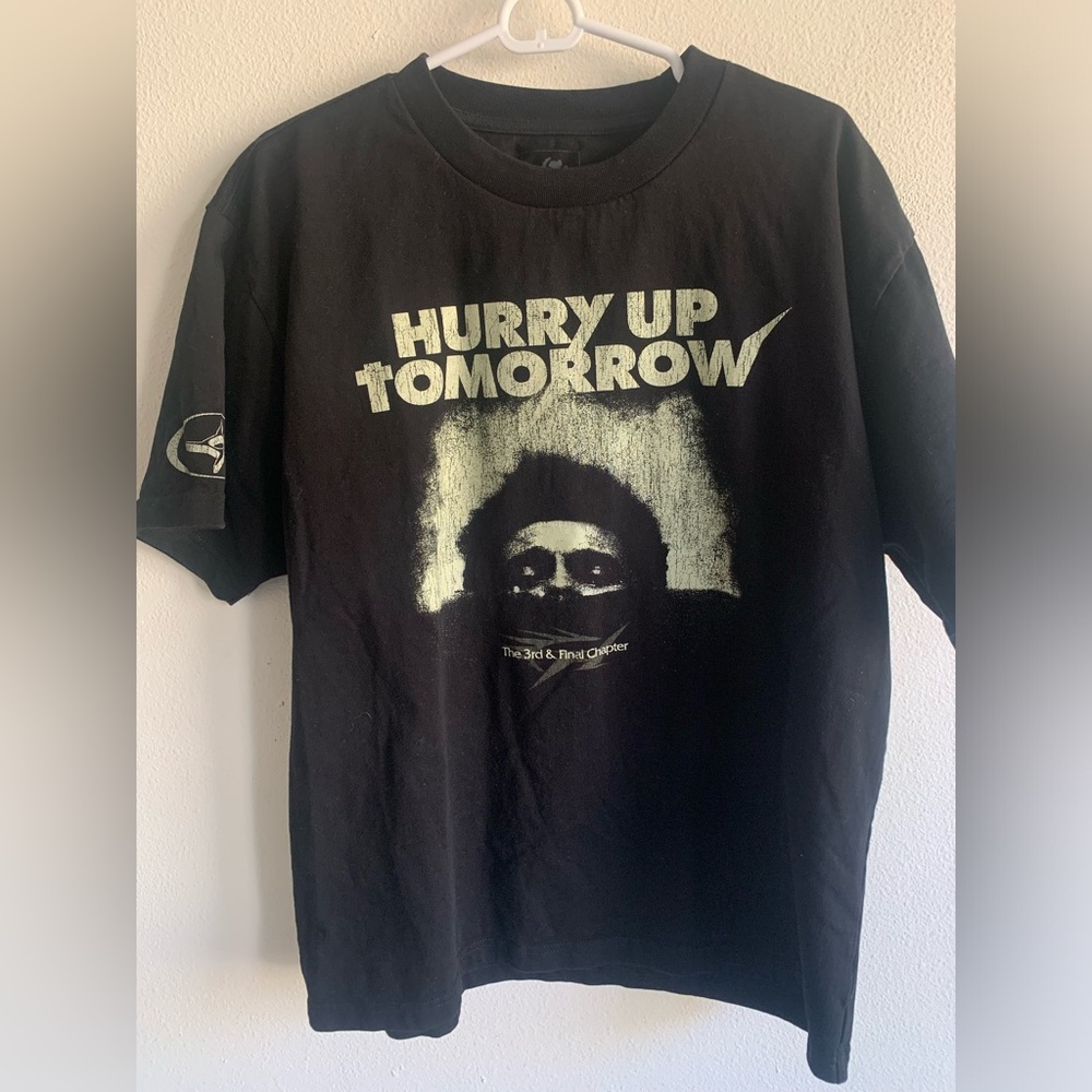 The Weeknd Hurry Up Tommorow Tee Tshirt XO Movie Merch Men’s Size L Rare